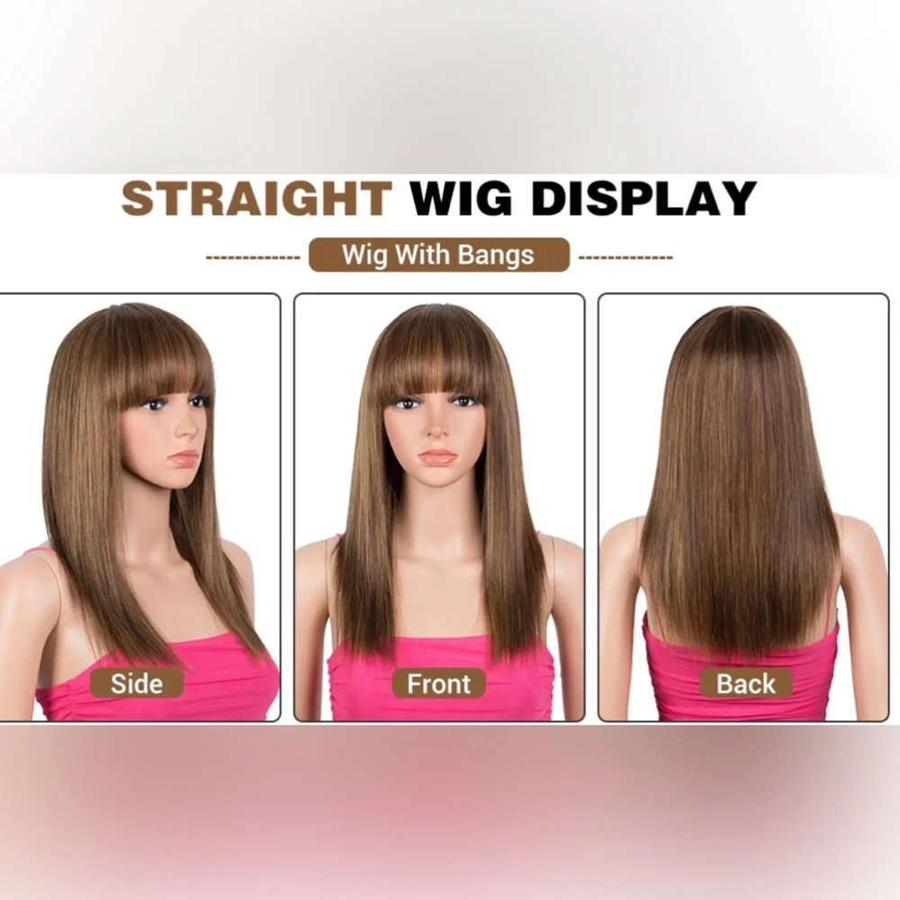 Blooming Hair  100% 10A Human Hair Bang Wig